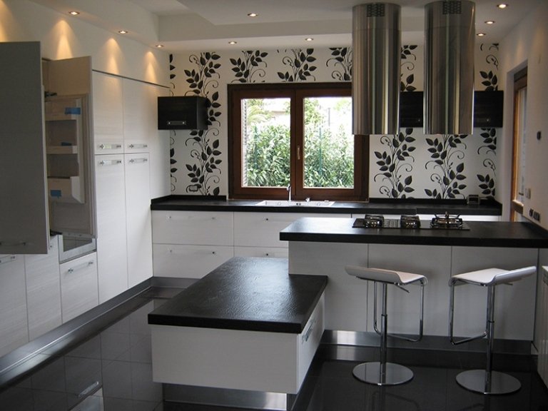 Cucine bianche moderne. cucine moderne con isola bianche laccatego ... Cucina bianca moderna con isola