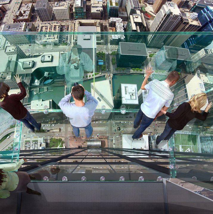 pavimento in vetro sears Tower