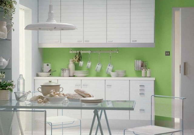 Pitture lavabili per cucine: esempio di utilizzo di pittura idrolavabile in cucina