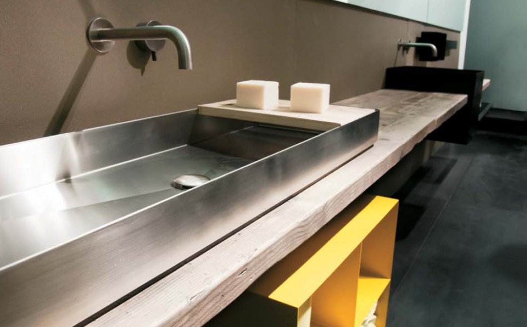 bagno stile industrial