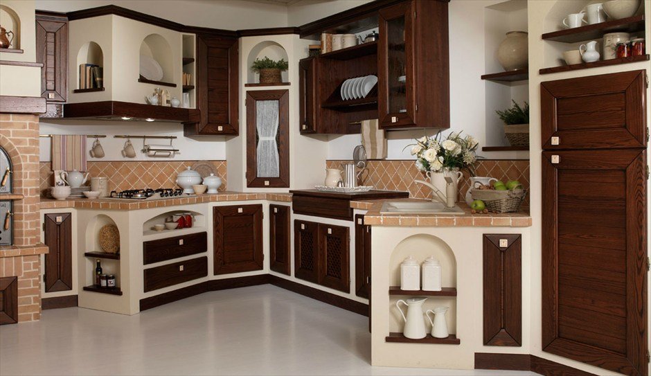 Cucine in finta muratura: scopriamo insieme la finta muratura Le più belle cucine in muratura