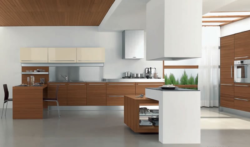 Cucine in legno: vantaggi e svantaggi, consigli e foto di esempi Esempi di cucine moderne