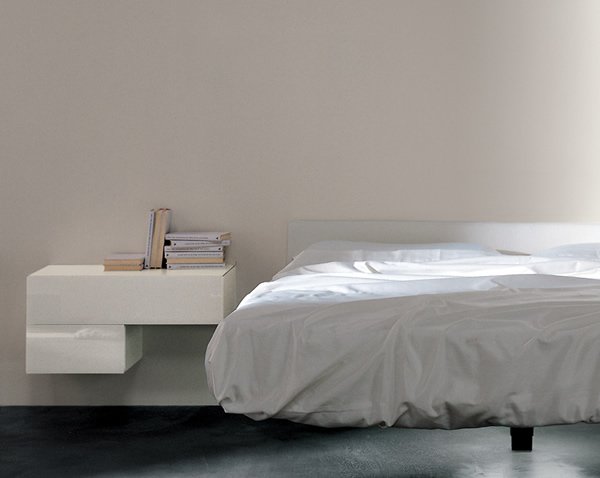 letto sospeso fluttua lago design