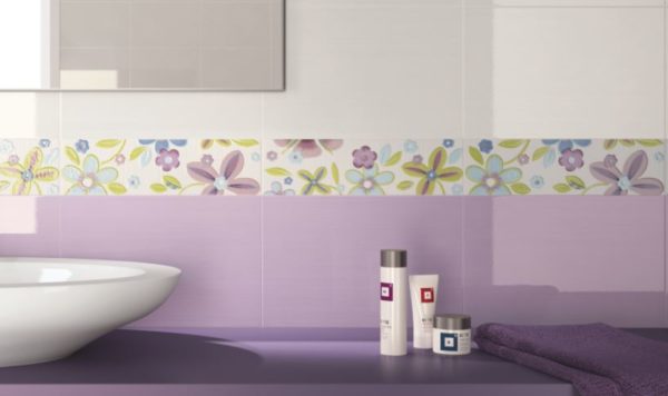 starlight piastrelle bagno colore pastello