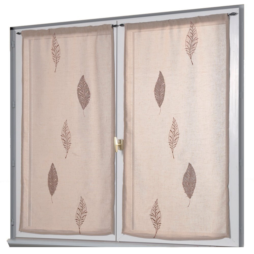 Simhomsen Set Tende Da Cucina Ricamate – 3 Pezzi Con Tasca Per Bastone, Zucche Arancioni, Tema Autunno E Ringraziamento