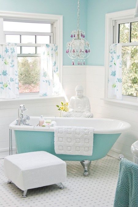 color tiffany in bagno