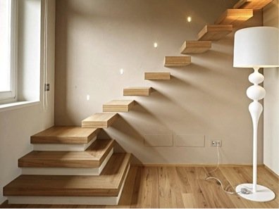 Scale interne ad appartamenti: foto e modelli di esempio Scale per interni in legno