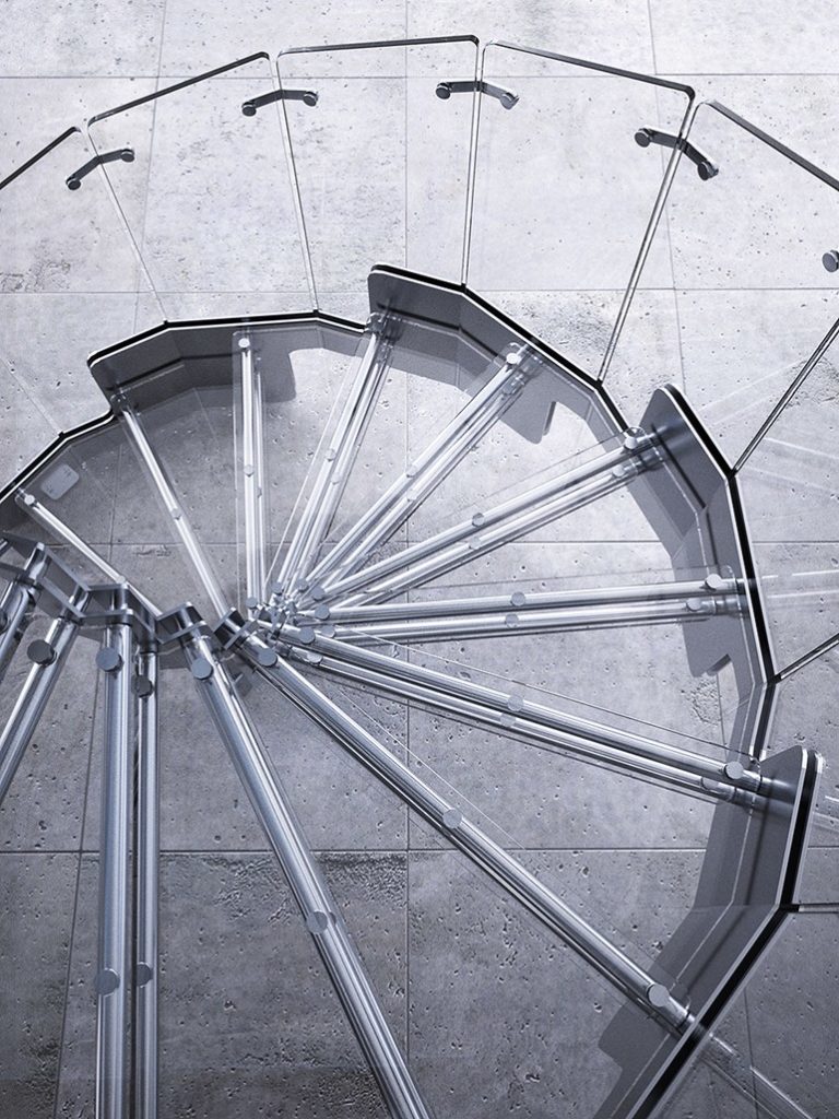Scale a chiocciola per interni: materiali e foto di esempi