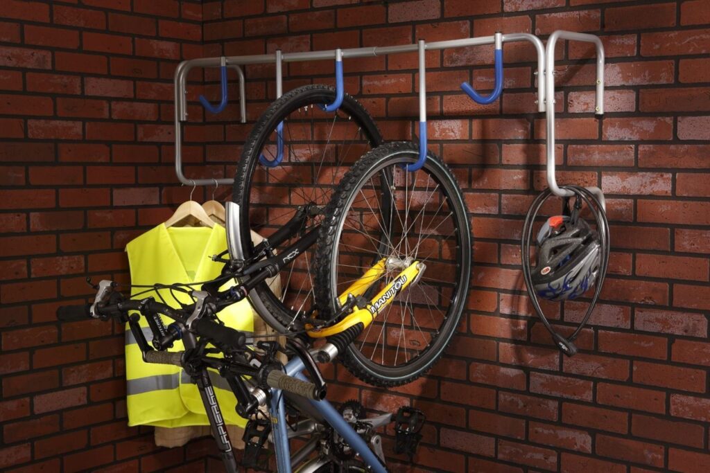 Mottez Supporto da parete per 1 bicicletta