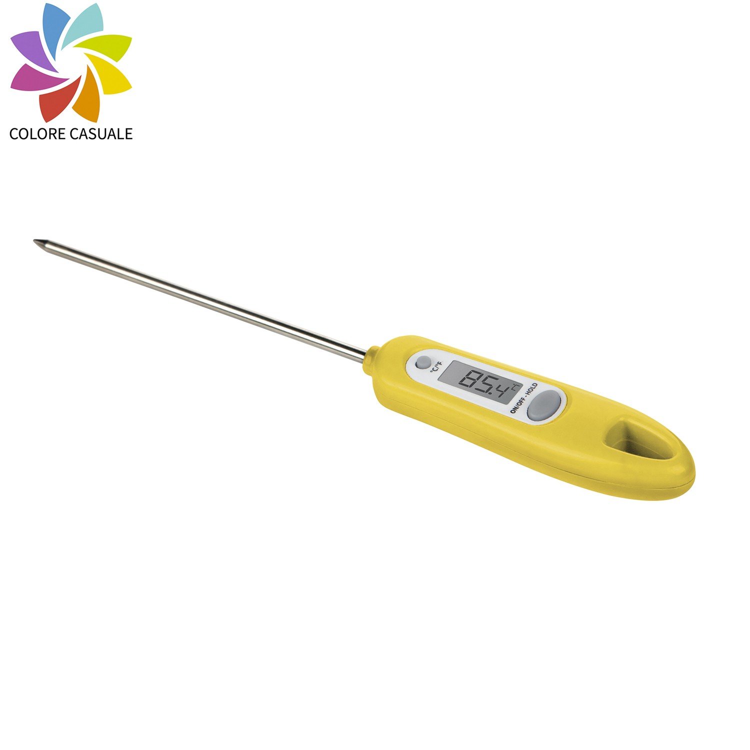 Spatola Termometro Digitale Da Cucina - In Nylon E Silicone, Per Caramelle, Cioccolato E Salse, Da -50°C A 300°C