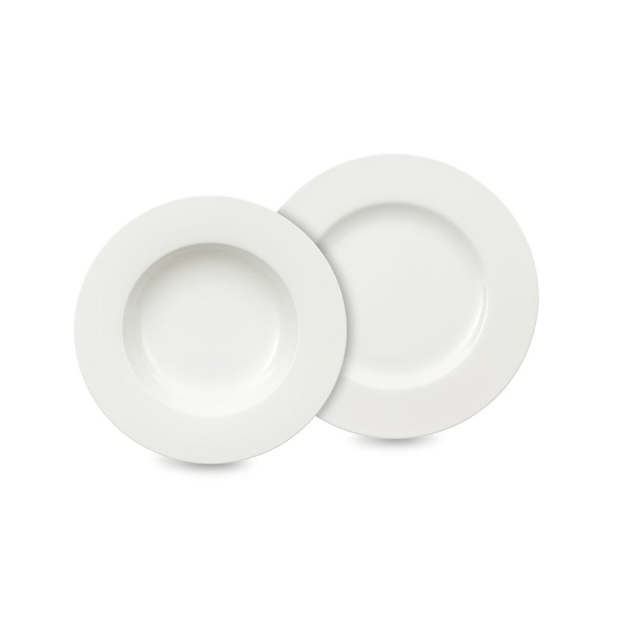 Service De Table Villeroy & Boch Anmut Bianco 18 Pièces Pour 6 Personnes - Porcelaine Fine, Neuf Sous Boîte
