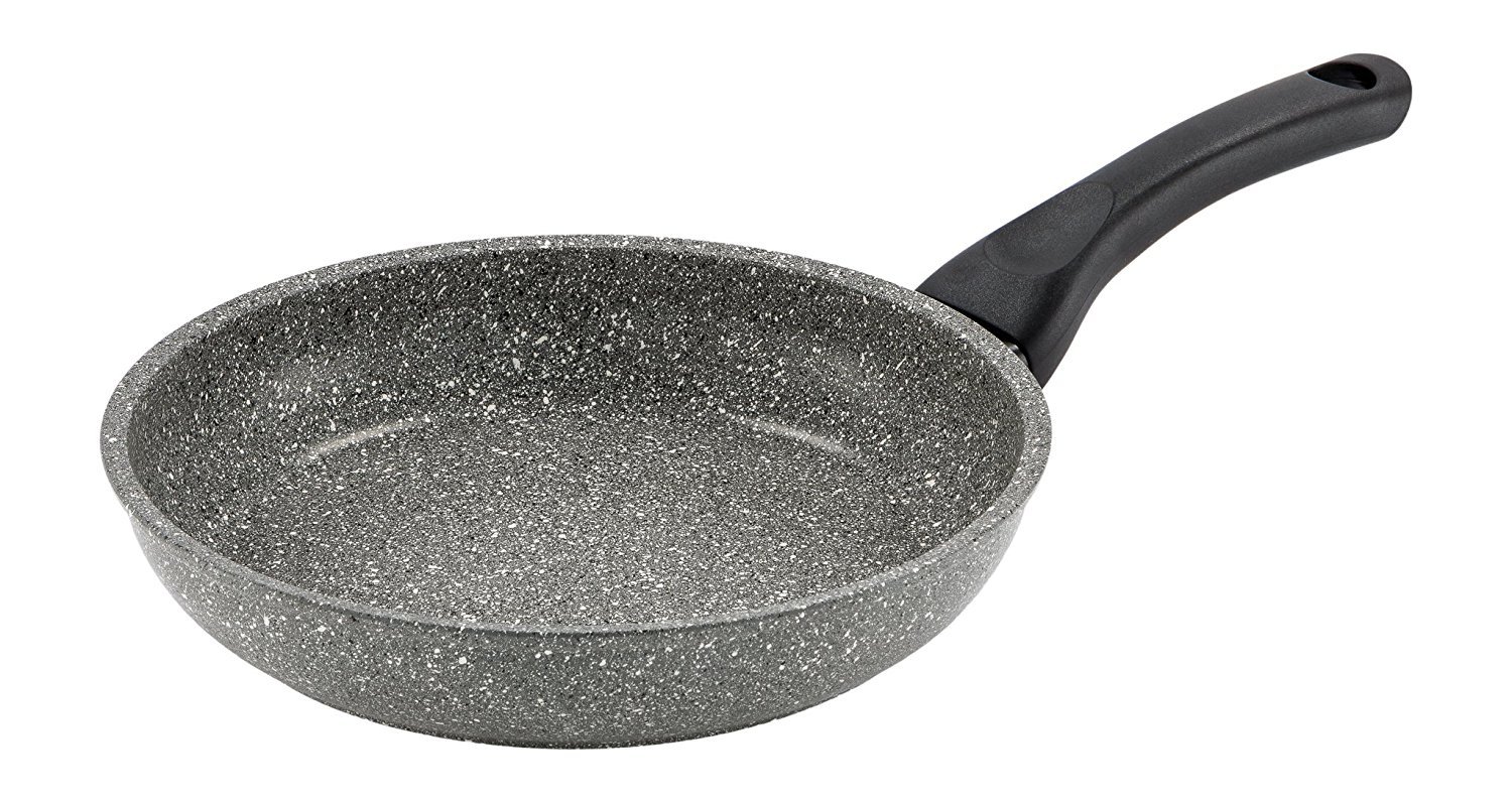 Barazzoni Couvercle Verre Acier 24cm Pour Gamme Granitica Noir - Bouton Athermique