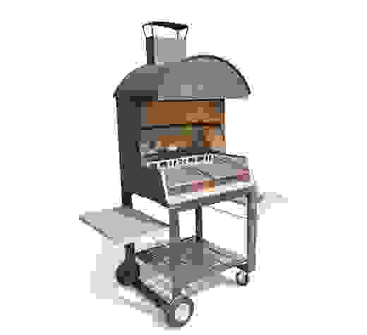 palazzetti barbecue in acciaio