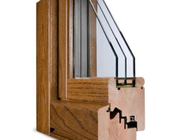 infisso in legno lamellare
