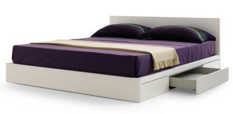 zalf letto con cassettone