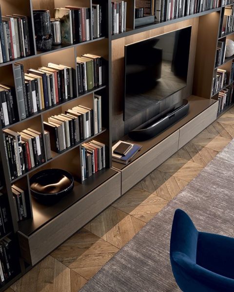 wall system libreria poliform