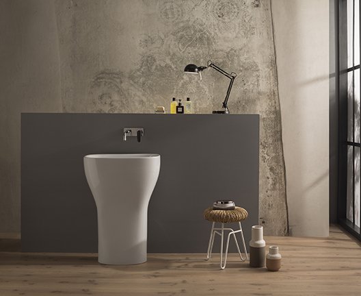 lavabo monolito ceramica globo