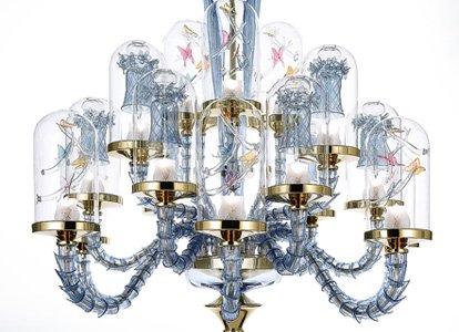 la murrina chandelier Jardin de Verre