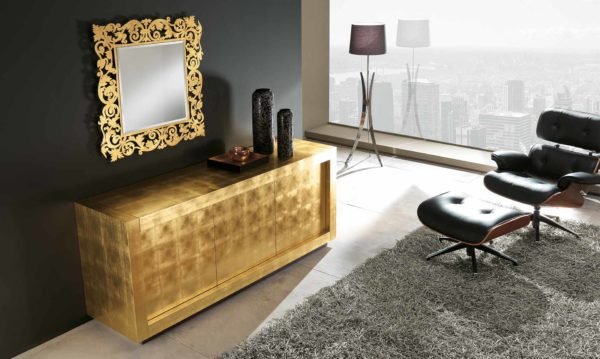 riflessi credenza foglia oro