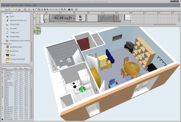  Sweet  home  3D  il tuo programma di interior  design gratuito