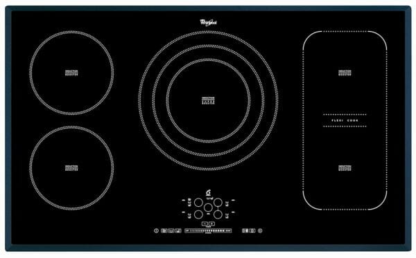 whirpool piano cottura 5 fuochi
