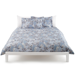 CozyRest Set Copripiumino Matrimoniale 260x240 Con 2 Federe 50x80 - Microfibra Morbida, Stampa Sogni Ad Acquerello