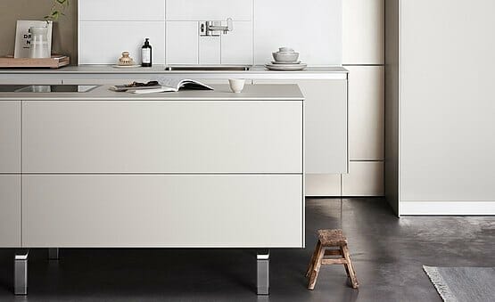 Bulthaup Cucine B3 isola con piedini