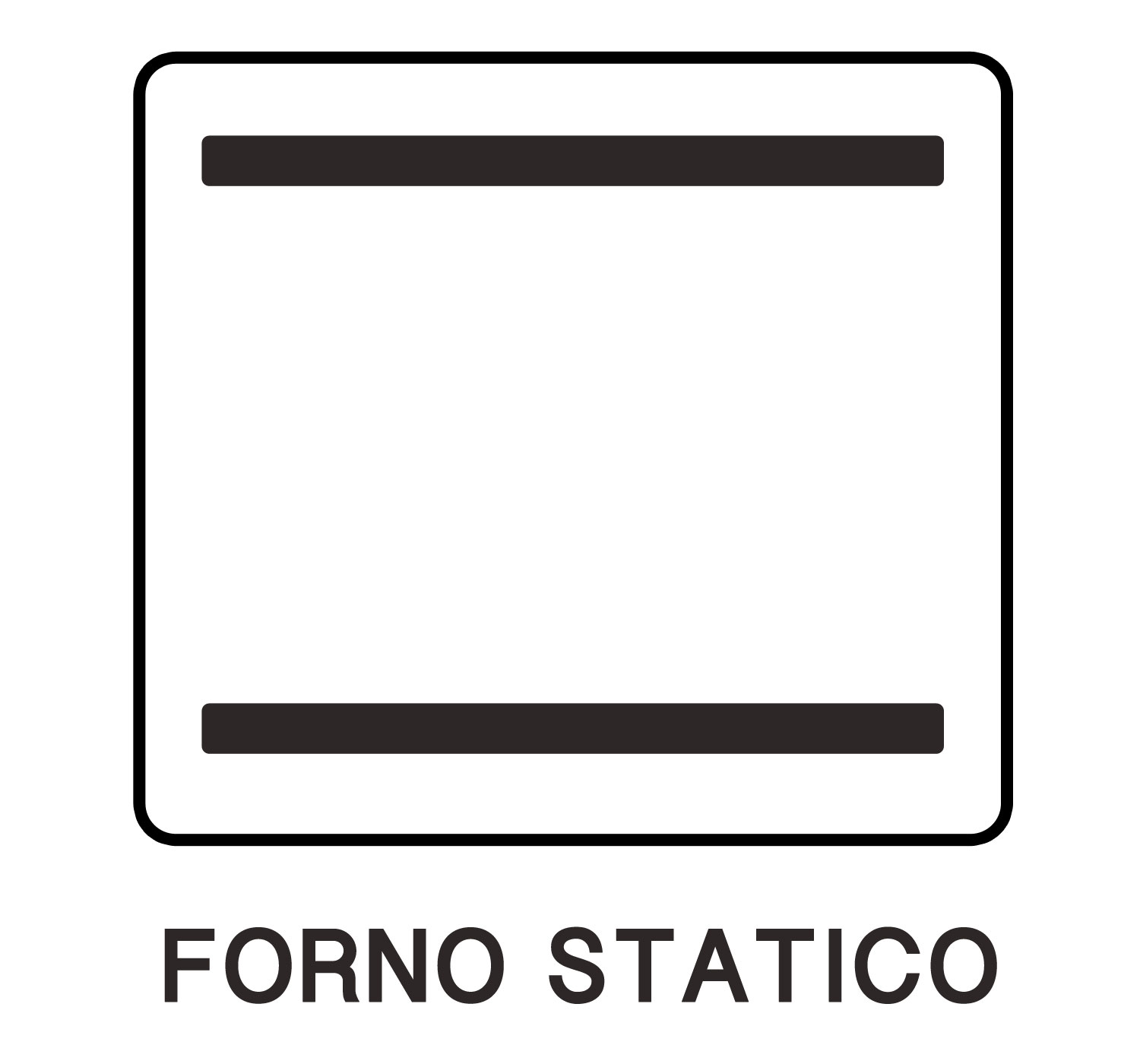 Simbolo forno statico