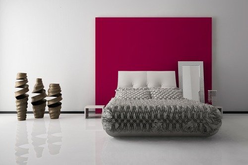 camera da letto colore fucsia