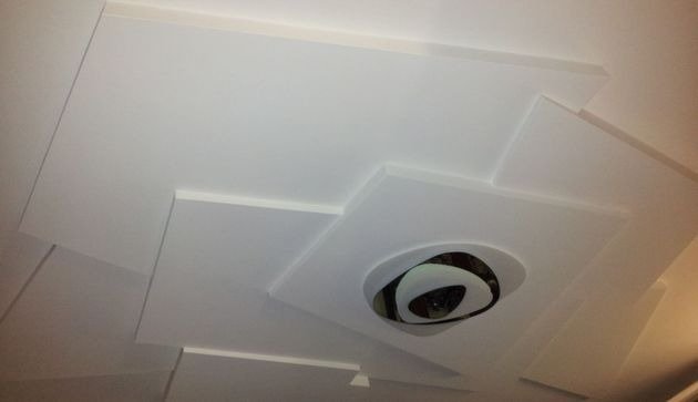 Controsoffitto in cartongesso con isolamento acustico