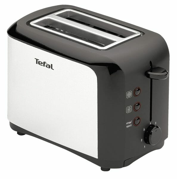 Tefal TT356110 - Tostapane, colore: inox/nero