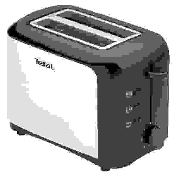 Tefal TT356110 - Tostapane, colore: inox/nero