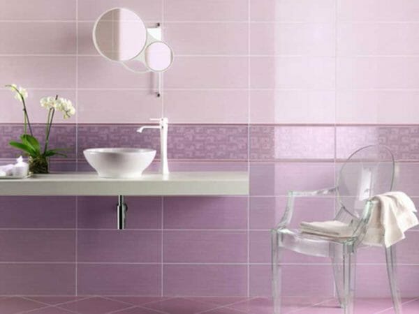 Bagno color lilla