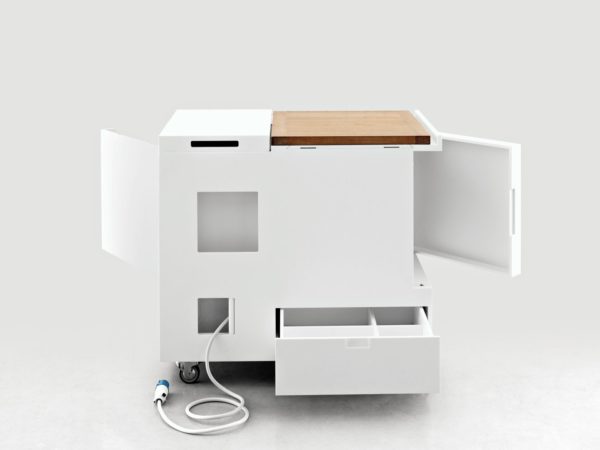 Minicucina in Corian Boffi