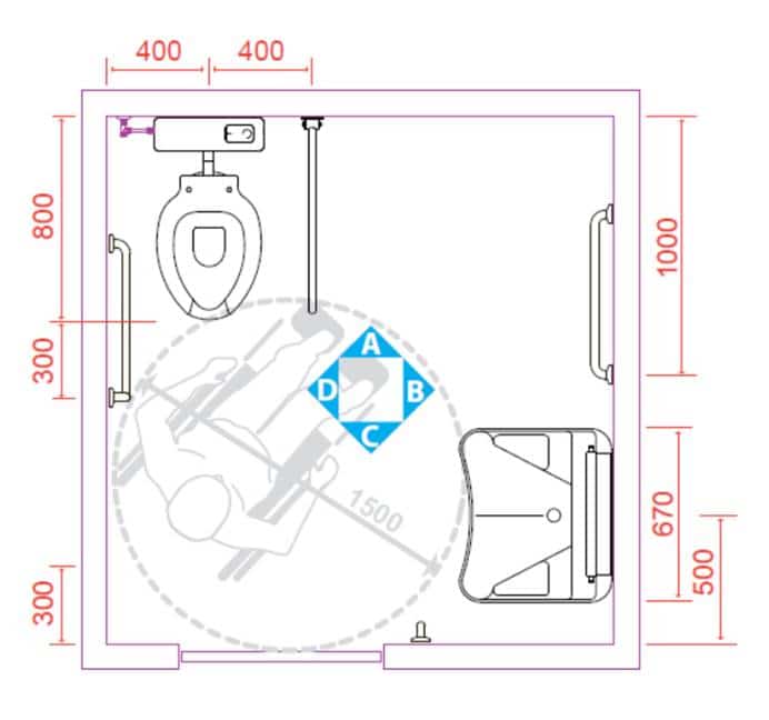 Guida Alla Progettazione Del Bagno Per Disabili E Per Anziani Con Difficolta Motorie Designandmore Arredare Casa