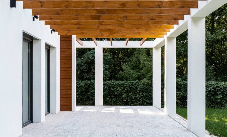veranda in legno