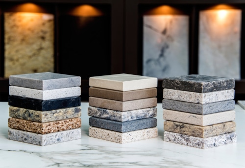piano cucina in granito naturale, marmo e pietra di quarzo