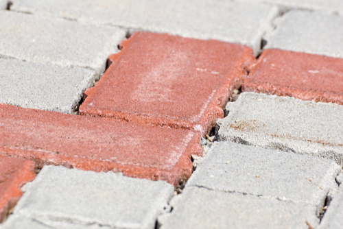 Pavimenti autobloccanti realizzati con masselli di calcestruzzo.