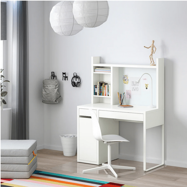 Scrivania con libreria Ikea MICKE