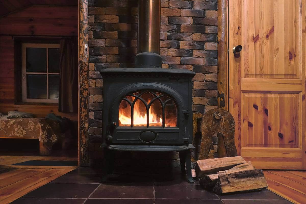 Vaporiera In Ghisa A Forma Di Pigna Per Stufa - Plow & Hearth, 2.5 Qt (3 Litri), Smalto Porcellana