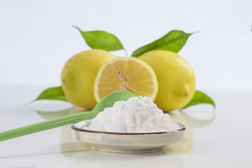 Succo di limone e bicarbonato