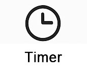 Piano cottura timer