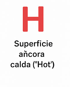 Piano induzione superficie calda